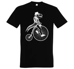 Print-Shirt T-Rex Zweirad Herren T-Shirt mit modischem Frontprint