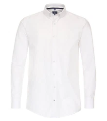Redmond Langarmhemd Businesshemd (231500111) Creme/Weiß