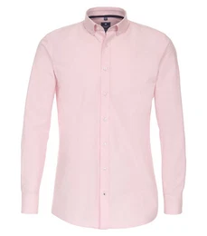 Langarmhemd uni Comfort Fit