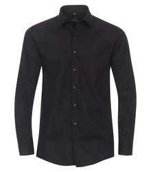 Redmond Businesshemd Comfort Fit Regular Fit Schwarz