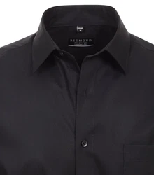 Redmond Businesshemd Comfort Fit Regular Fit Schwarz