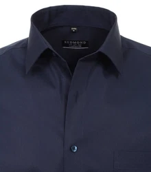 Redmond Businesshemd Comfort Fit Regular Fit Dunkelblau/Hellblau