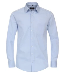 Redmond Businesshemd Body Cut Hellblau/Blau/Dunkelblau