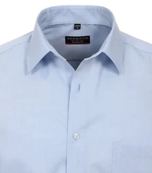 Redmond Businesshemd Body Cut Hellblau/Blau/Dunkelblau