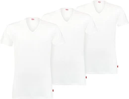 Levi's T-Shirt (Packung, 3er-Pack) mit breitem Logobund