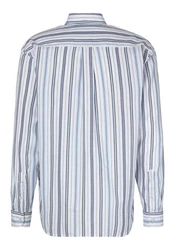 BOSS ORANGE Langarmhemd Lambey_1_M mit Button-down-Kragen Blau/Hellblau