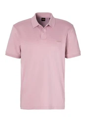 BOSS Poloshirt Pe_Interlock mit Polokragen Rosa/Lila