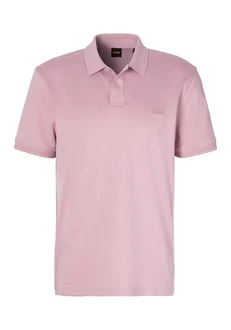 BOSS Poloshirt Pe_Interlock mit Polokragen Rosa/Lila