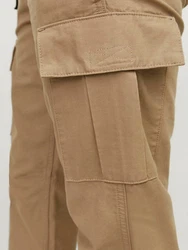 Jack & Jones Cargohose JPSTKANE BARKLEY CARGO PANT Khaki/Braun