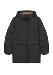 Marc O'Polo Winterjacke Schwarz/Dunkelgrau/Grau