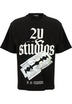 2Y Studios T-Shirt Razor Oversize Tee Schwarz/Rot/Grau