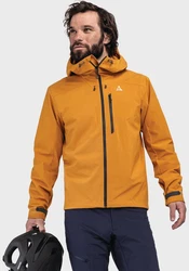 Schöffel Outdoorjacke Bike Hybrid Style Salza MNS Orange/Braun/Gelb/Rot