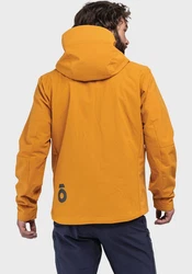 Schöffel Outdoorjacke Bike Hybrid Style Salza MNS Orange/Braun/Gelb/Rot
