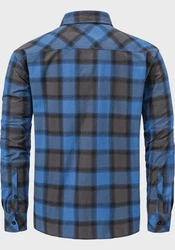Schöffel Langarmhemd Style Poplar Blau/Grau/Hellblau/Dunkelblau