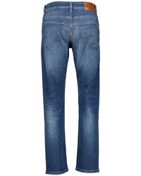 BOSS 5-Pocket Jeans MAINE Regular Fit Dunkelblau/Blau/Hellblau