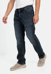 camel active 5-Pocket Jeans Dunkelblau/Blau/Hellblau