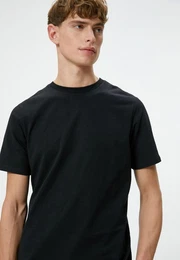 T-Shirt Kurzrmelig Rundhalsausschnitt Tshirt