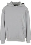 URBAN CLASSICS Kapuzensweatshirt Light Terry Hoody Grau/Hellgrau