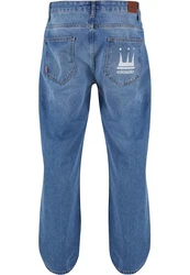 DADA Supreme Minimalist Loose Fit Jeans Fliederfarben/Blau/Hellblau