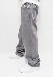 DADA Supreme Minimalist Loose Fit Jeans Hellgrau/Grau