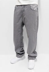 DADA Supreme Minimalist Loose Fit Jeans Hellgrau/Grau