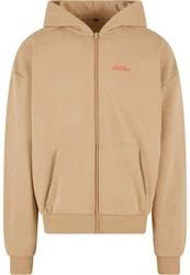 Upscale by Mister Tee Ultra Heavy Zip Hoody Beige/Braun/Khaki