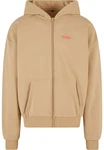 Upscale by Mister Tee Ultra Heavy Zip Hoody Beige/Braun/Khaki