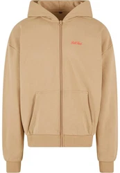 Upscale by Mister Tee Ultra Heavy Zip Hoody Beige/Braun/Khaki