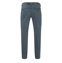 MAC 5-Pocket Hose Driver Chinohose Grau/Dunkelblau/Blau