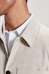 Next Hemdjacke Motionflex (1-St) Beige/Khaki