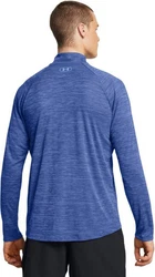 Under Armour Langarmshirt UA TECH TEXTURED 1/2 ZIP Blau/Rot/Hellblau/Dunkelblau