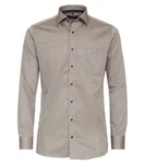 CASAMODA Businesshemd uni Khaki/Grau/Beige/Braun