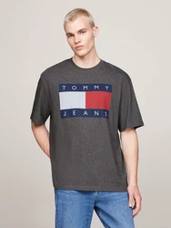 Tommy Jeans T-Shirt TJM RLX MELANGE FLAG TEE 