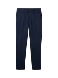 TOM TAILOR Denim Chinohose Four-Pocket Style Dunkelblau/Hellblau