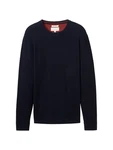 TOM TAILOR Rundhalspullover (1-tlg) 