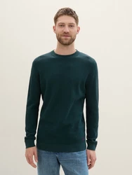 TOM TAILOR Rundhalspullover (1-tlg) 