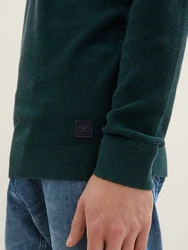 TOM TAILOR Rundhalspullover (1-tlg) 