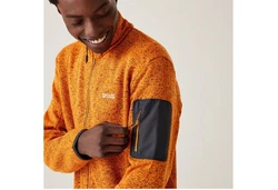 Regatta Fleecejacke Newhill Braun/Orange
