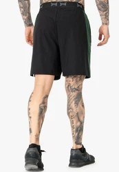 TAPOUT Herren Training Shorts Dunkelgrün/Grün/Schwarz/Beige