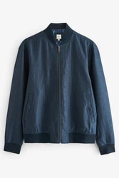 Next Leinensakko Bomberjacke Nova Fides Hellblau/Dunkelblau/Blau