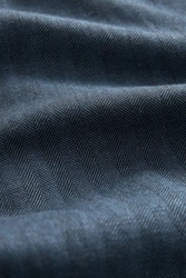 Next Leinensakko Bomberjacke Nova Fides Hellblau/Dunkelblau/Blau
