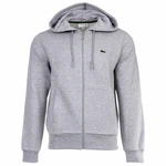 Lacoste Sweatshirt Sweatjacke mit Kapuze Grau/Hellgrau