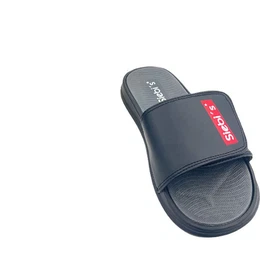 Siebi's SPA-Men Slides Pantoletten Badeschlappen mit Klettverschluss D Schlappen