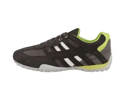 Geox U Sneaker Snake A Dunkelgrün/Schwarz/Neonfarben/Grün