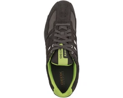 Geox U Sneaker Snake A Dunkelgrün/Schwarz/Neonfarben/Grün