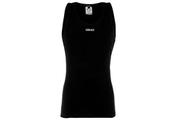 Versace Unterhemd Herren Tank Top Rex Lila/Schwarz
