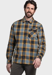 Schöffel Langarmhemd Style Poplar Braun/Blau/Hellblau