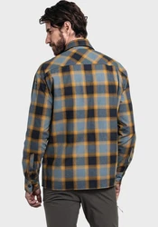 Schöffel Langarmhemd Style Poplar Braun/Blau/Hellblau
