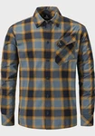 Schöffel Langarmhemd Style Poplar Braun/Blau/Hellblau
