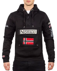 Geographical Norway Kapuzenpullover Herren Hoodie bagymclass Schwarz